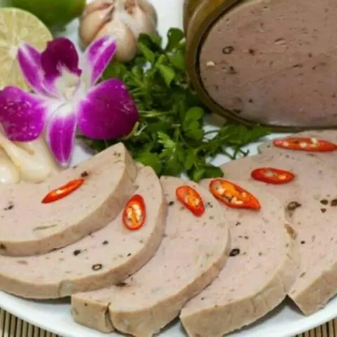 Hình ảnh chả heo nhà làm 