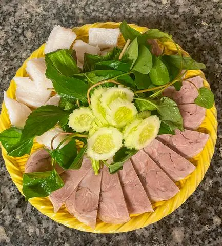 Hình ảnh Bún, Thịt Chân Giò Luộc
