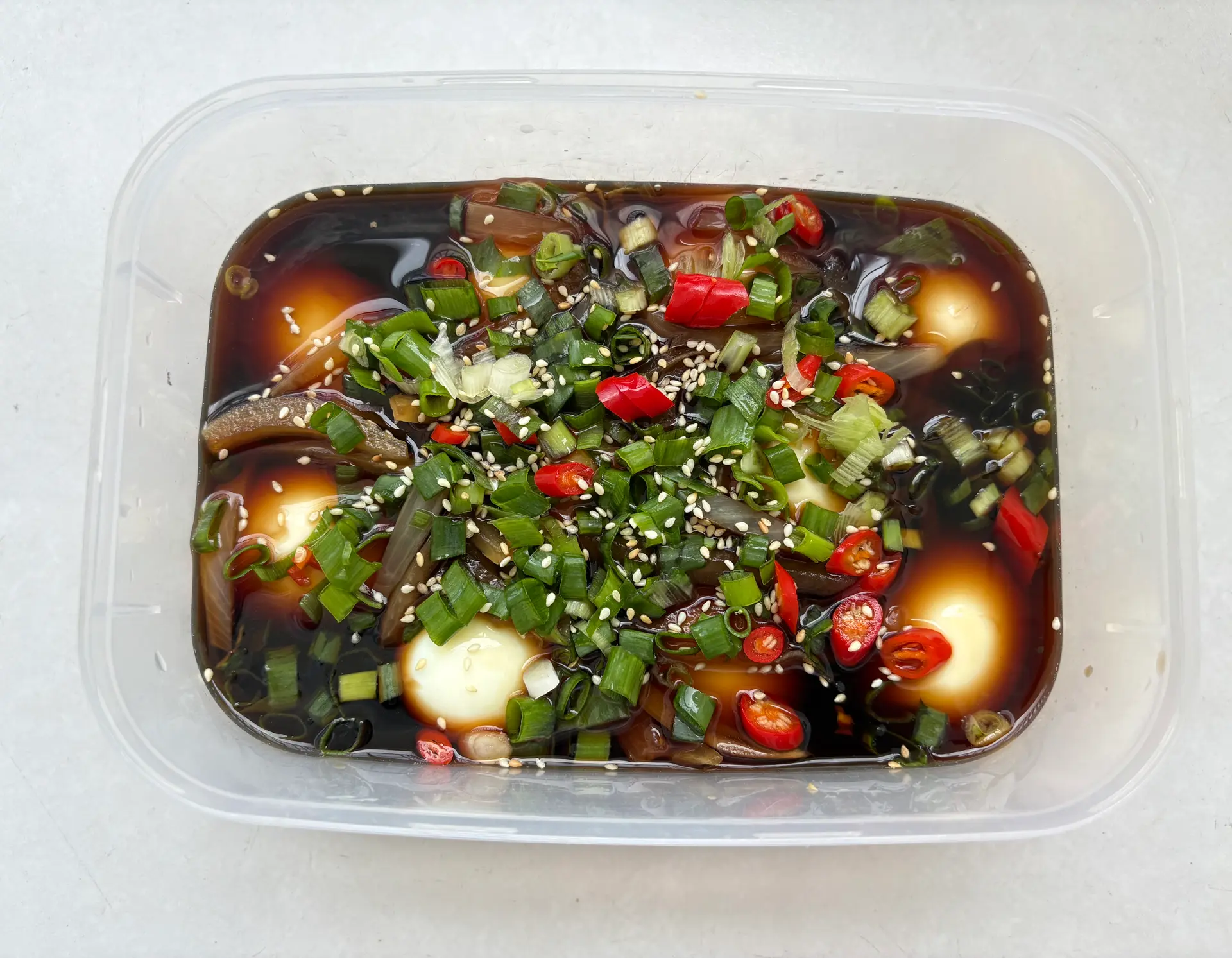 Hình ảnh Cơm trứng ngâm tương