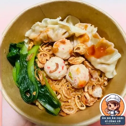 Hình ảnh Mì Trộn Sủi Cảo + Cá Viên Tôm Hùm (3v)