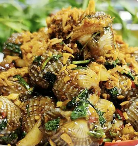 Hình ảnh Sò huyết cháy tỏi 