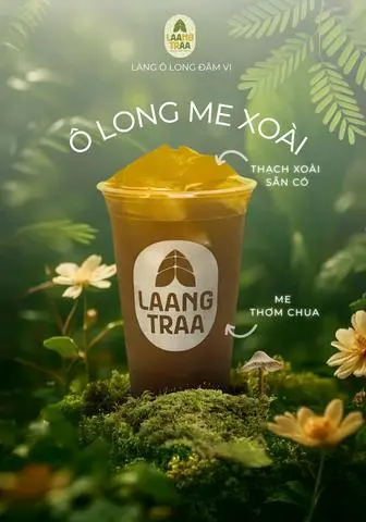 Hình ảnh Ô long Me Xoài (Thạch xoài sẵn có)