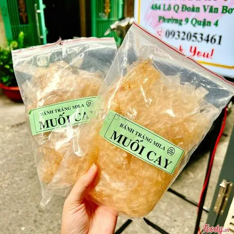 Hình ảnh Bánh Tráng Muối Cay ( Túi Zip )