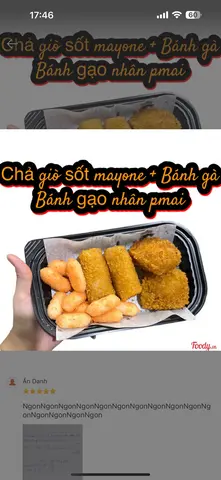 Hình ảnh bánh gạo bánh gà chả giò