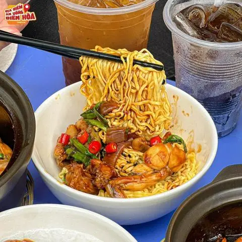 Hình ảnh Mì Ếch 2,5 Con Vị Sa Tế - Mì Ếch Singapore Hạ Vũ 