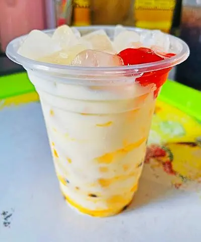 Hình ảnh Sữa Tươi Chanh Dây Ly Khổng Lồ 800ml