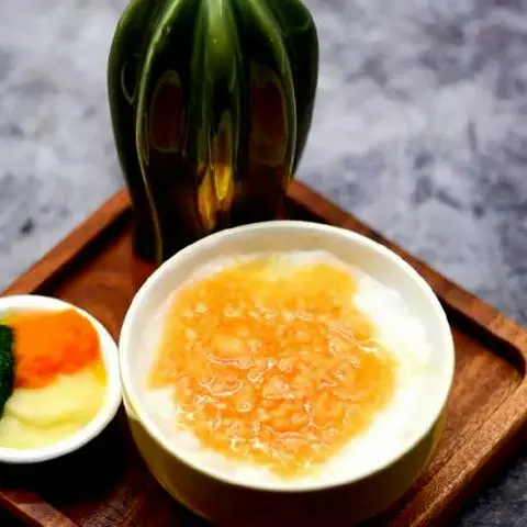 Hình ảnh Cháo tôm sốt cà rốt