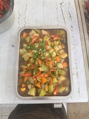 Hình ảnh Rau củ kho thập cẩm chay