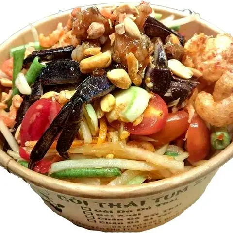 Hình ảnh Gỏi đu đủ tôm khô ba khía
