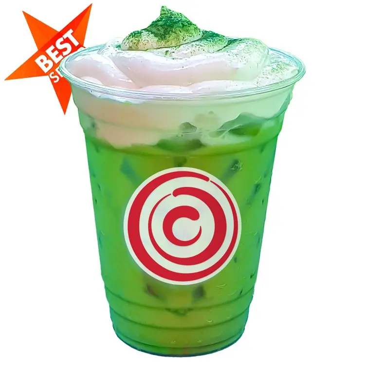Hình ảnh Trà Sữa Thái Xanh Macchiato