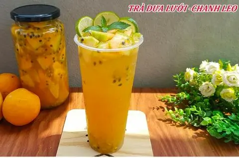 Hình ảnh Trà dưa lưới chanh dây 