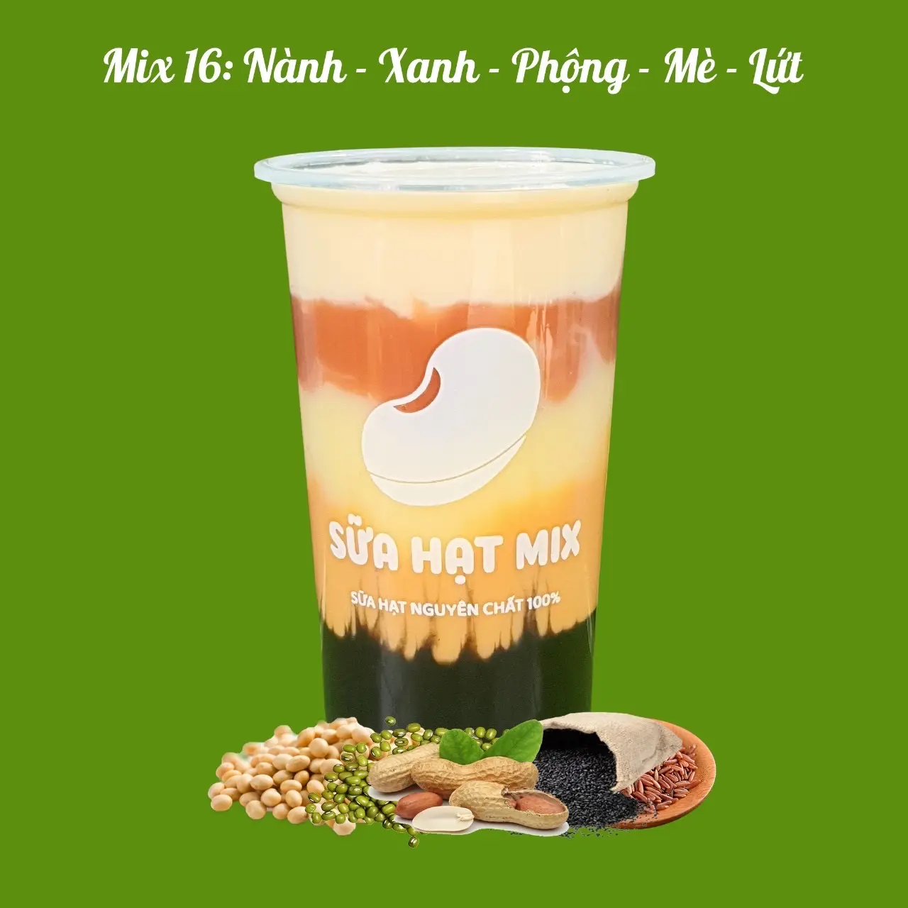 Hình ảnh Mix 16: Nành - Xanh - Phộng - Mè - Lứt 