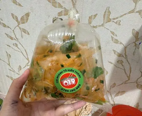 Hình ảnh Bánh tráng mỡ hành muối nhuyễn