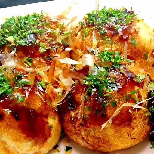 Hình ảnh Takoyaki nhân bạch tuộc