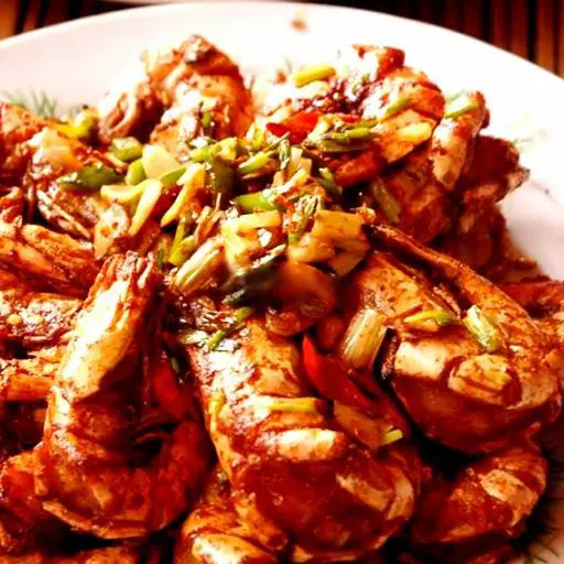 Hình ảnh Tôm thẻ nướng(thẻ) muối ớt