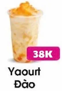 Hình ảnh yaourt đào