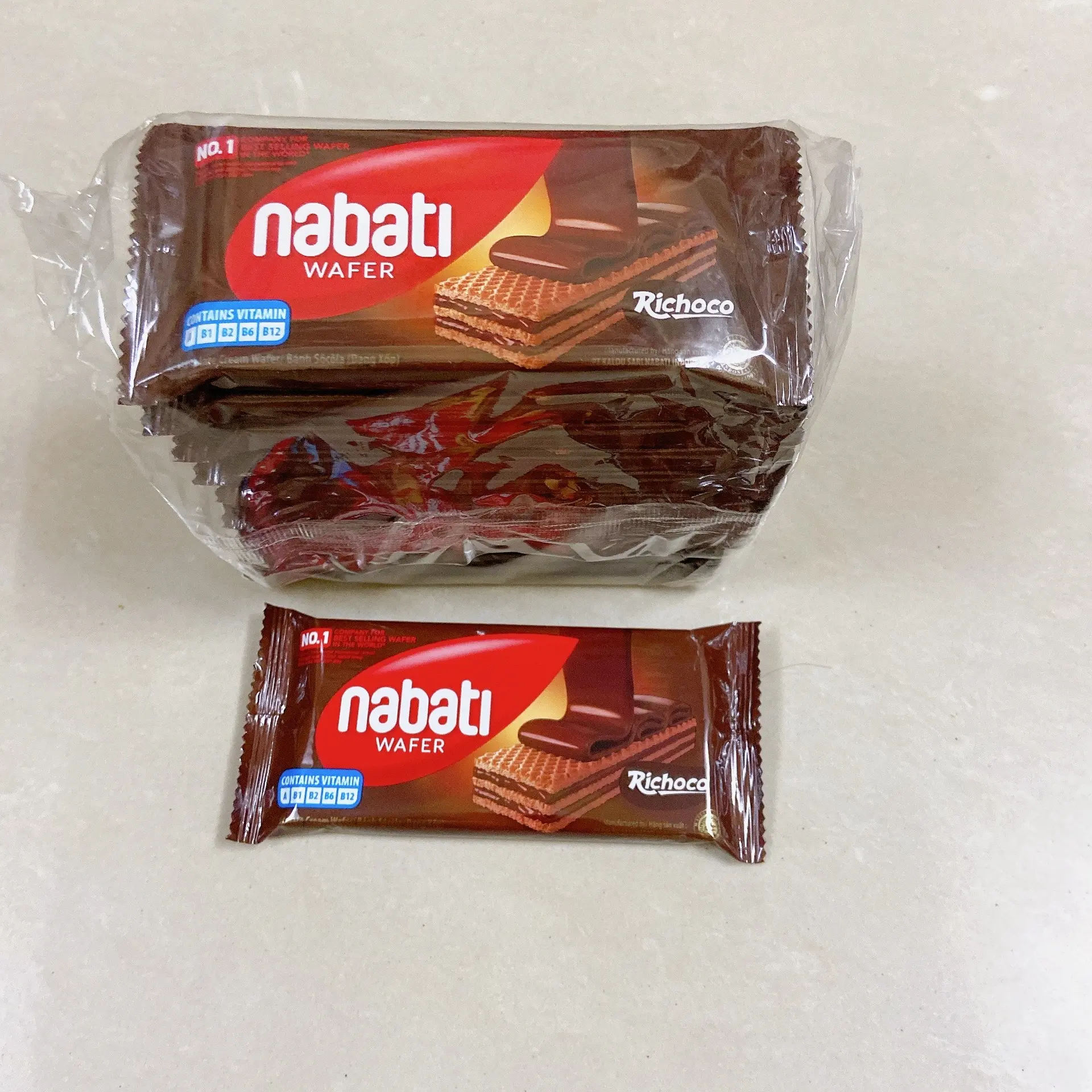 Hình ảnh 1 Gói Bánh Xốp Socola Nabati - 10 cái