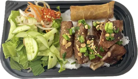 Hình ảnh Bánh hỏi thịt nướng thập cẩm