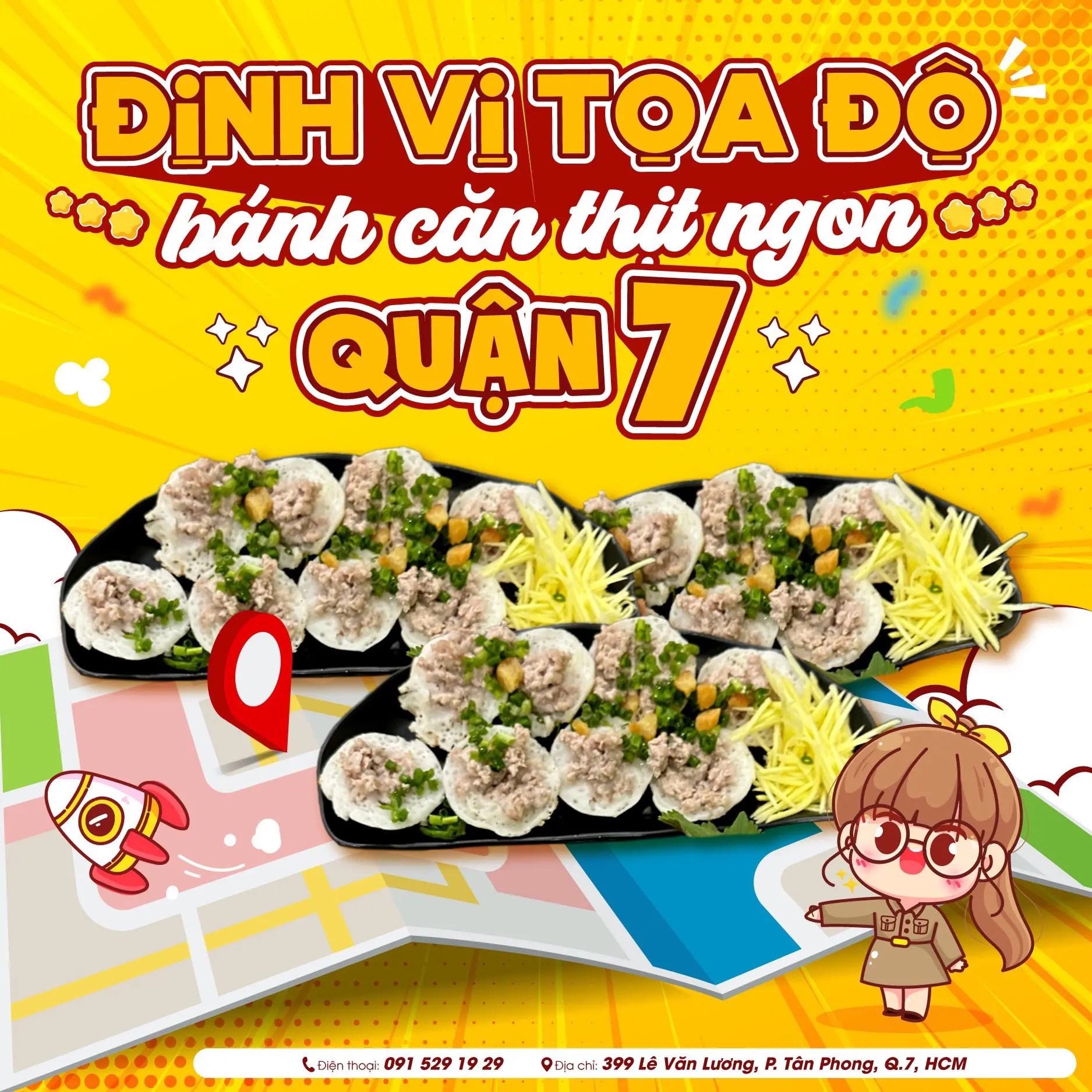 Hình ảnh Bánh căn thịt