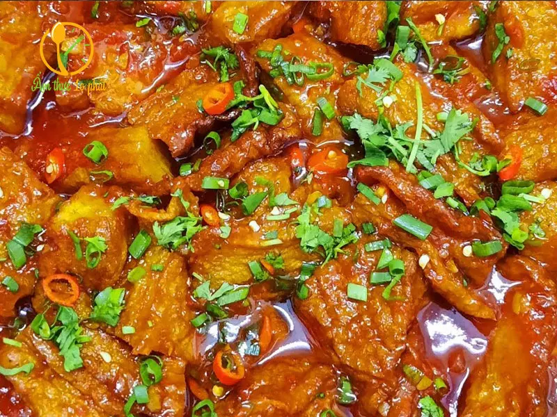 Hình ảnh Cơm Chả Cá Sốt Cà 