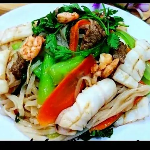Hình ảnh Hủ tiếu xào hải sản