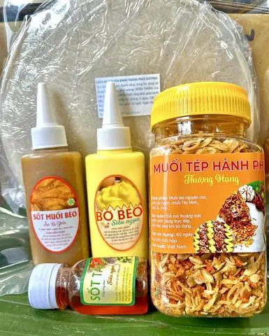 Hình ảnh CB/ BÁNH SƯƠNG MUỐI TÉP BƠ SONG VỊ 950Gr (TẶNG SỐT LỚN) 