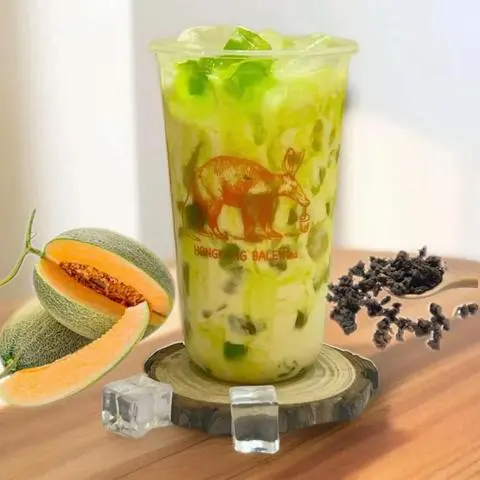 Hình ảnh Trà Sữa Olong Dưa Lưới
