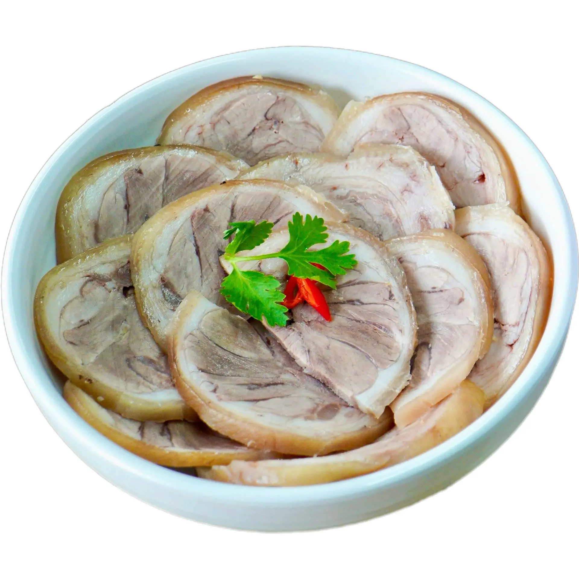 Hình ảnh Cơm Thịt Bắp Giò Heo Luộc
