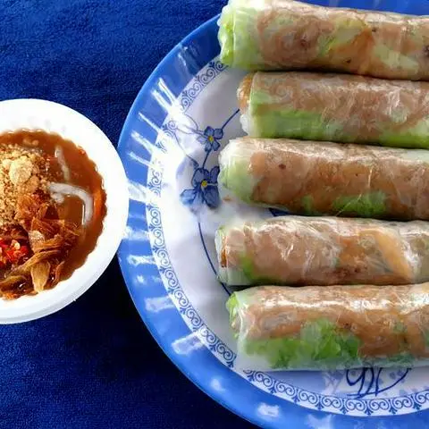 Hình ảnh Gỏi cuốn nấm chay