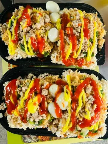 Hình ảnh Cơm cháy mỡ hành đặc biệt