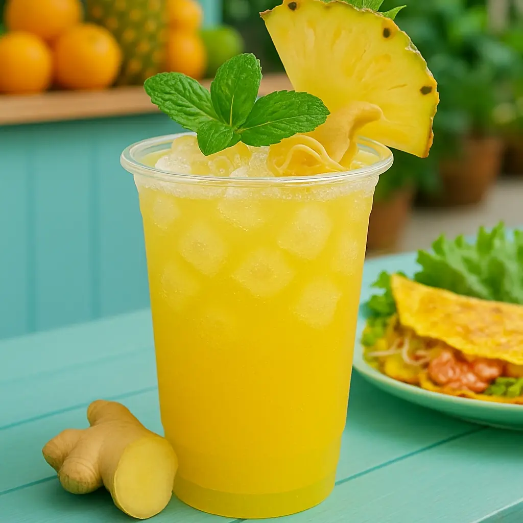 Hình ảnh Nước ép Dứa - gừng 