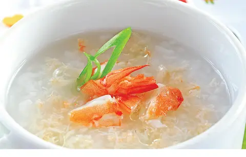 Hình ảnh Cháo tôm tổ yến