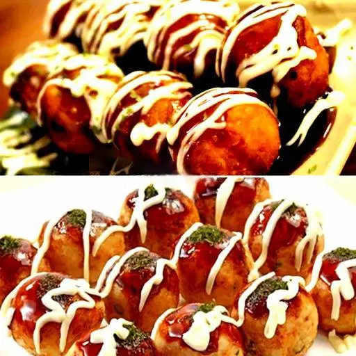 Hình ảnh Takoyaki nhân phô mai
