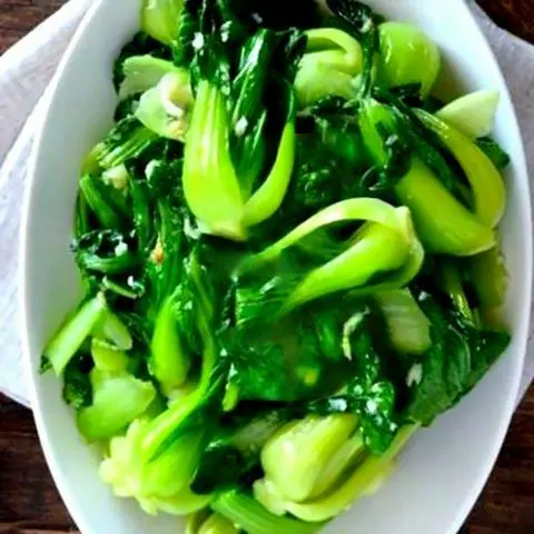 Hình ảnh Cải thìa xào tỏi
