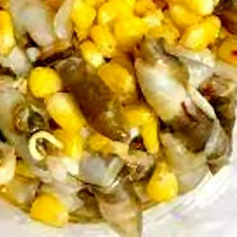 Hình ảnh Ốc móng tay xào tỏi bắp
