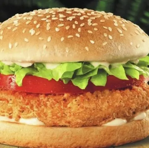 Hình ảnh Hamburger gà trứng