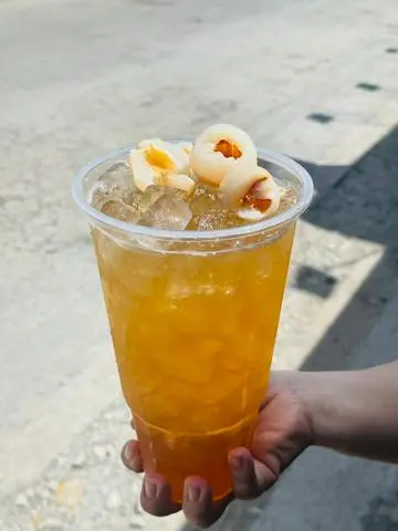 Hình ảnh trà vải chà bá 