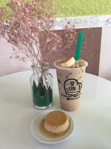 Hình ảnh Trà sữa bánh Flan size L