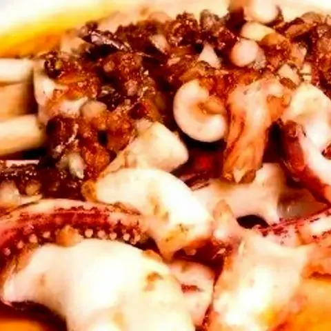 Hình ảnh Mực xào tỏi 