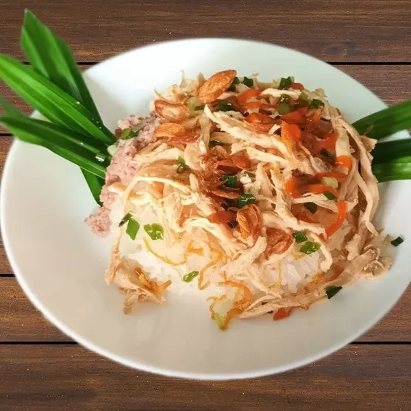 Hình ảnh Combo xôi gà và cafe đen