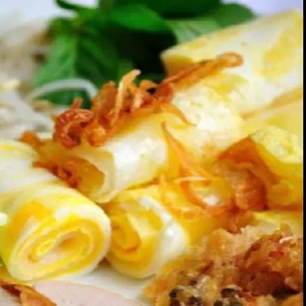 Hình ảnh bánh cuốn trứng thêm 