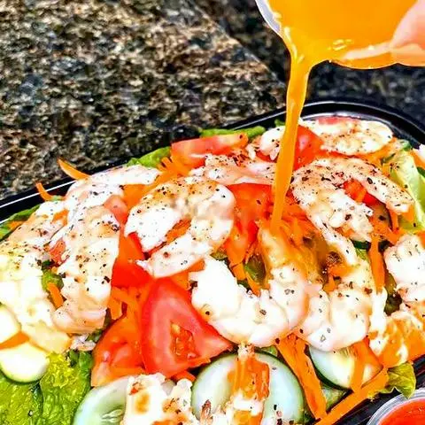 Hình ảnh Salad tôm sốt chanh dây