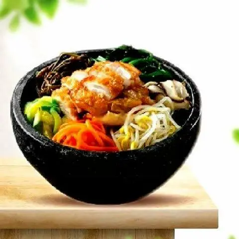 Hình ảnh Cơm trộn thịt gà