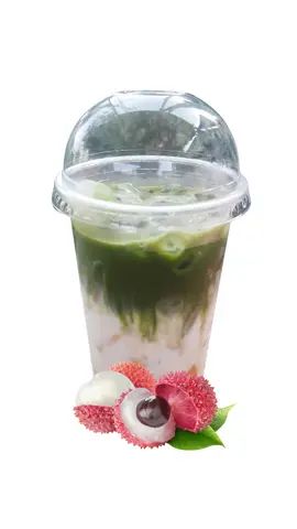 Hình ảnh Matcha latte vải