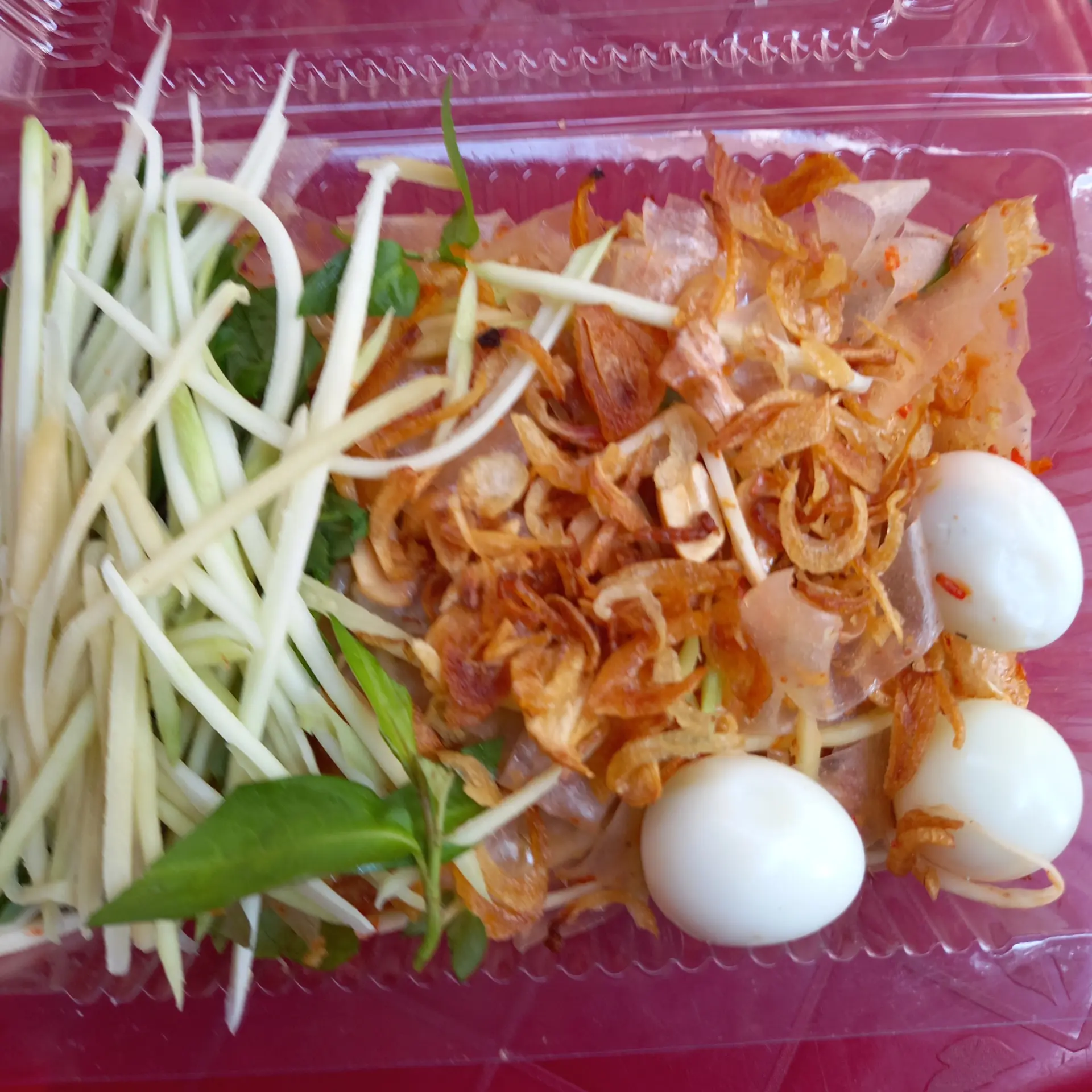 Hình ảnh Bánh Tráng Trộn Đầy Đủ