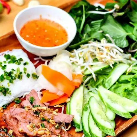 Hình ảnh Nem nướng bánh hỏi 2 người