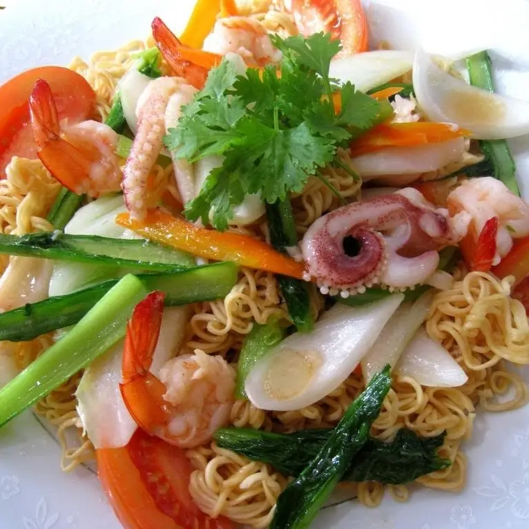 Hình ảnh Mi xào hải sản 