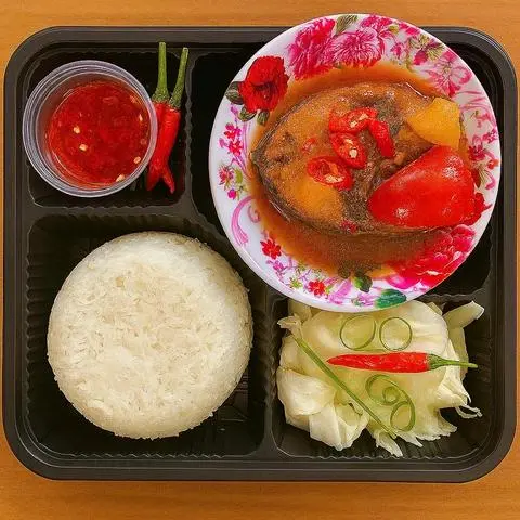 Hình ảnh Cơm Cá Ngừ Kho Thơm
