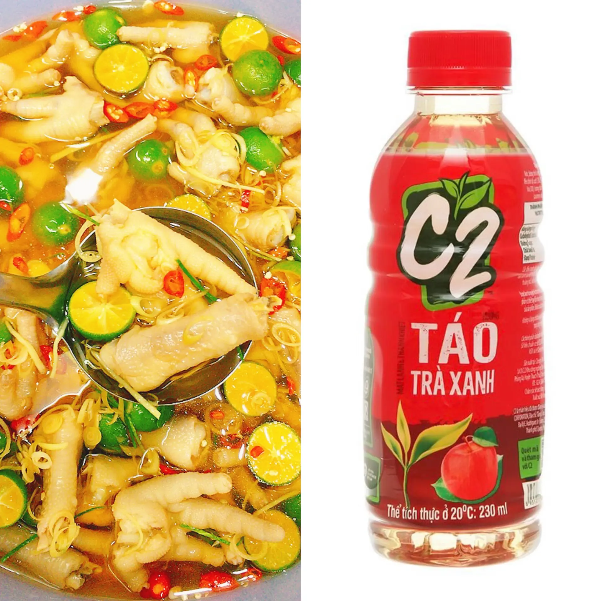 Hình ảnh Chân Gà Sả Tắc + Trà C2