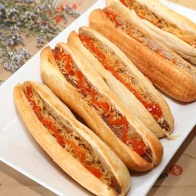 Hình ảnh 1 bánh mì que pate chà bông 